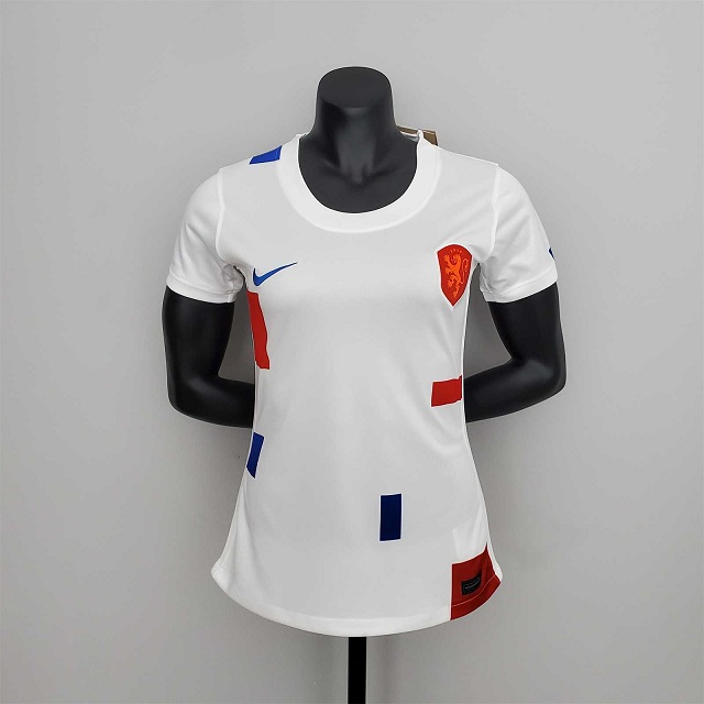 AAA Quality Netherlands Woman 2022 Away White Jersey